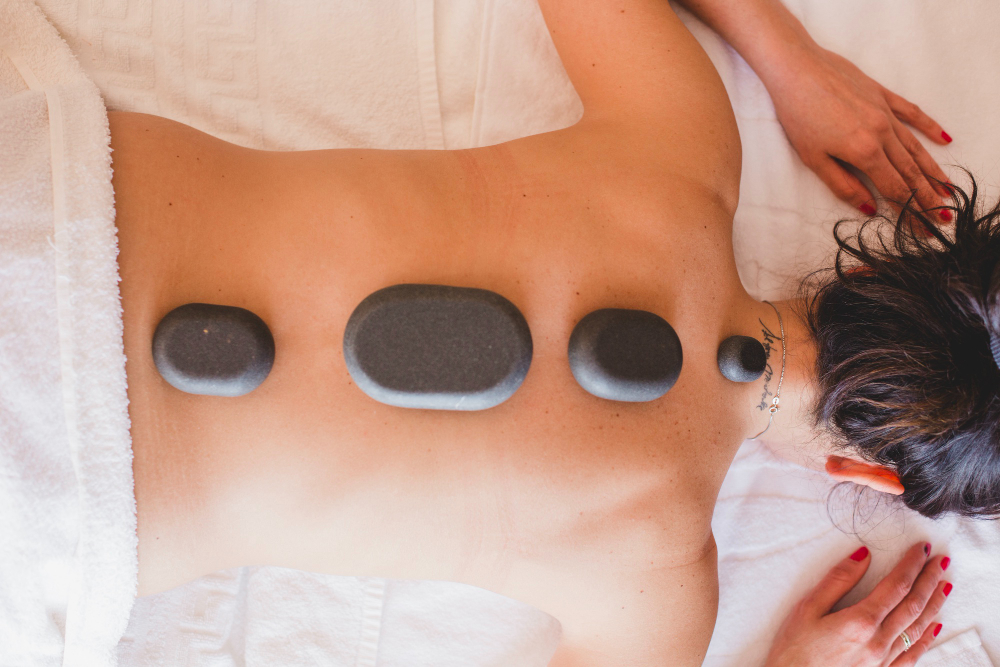 Hot stone massage